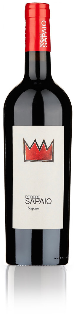 Rotwein SAPAIO Bolgheri 1,5 Liter  Magnum 2013 in der Holzkiste