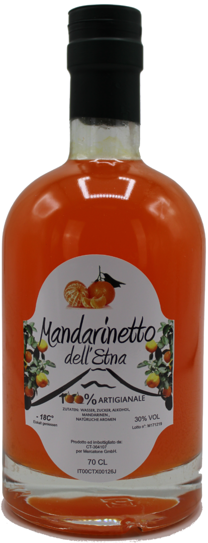 Mandarinenlikör - Mandarinetto dell´Etna - Maletto Sicilia